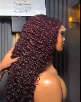 SDD Chinese Burmese wig +5×5 Transparent Closure 26” Gram: 300grm