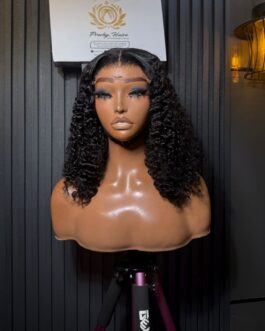 Natural Chinese Burmese Wig + 5×5 Transparent Closure | 16″ | 200g